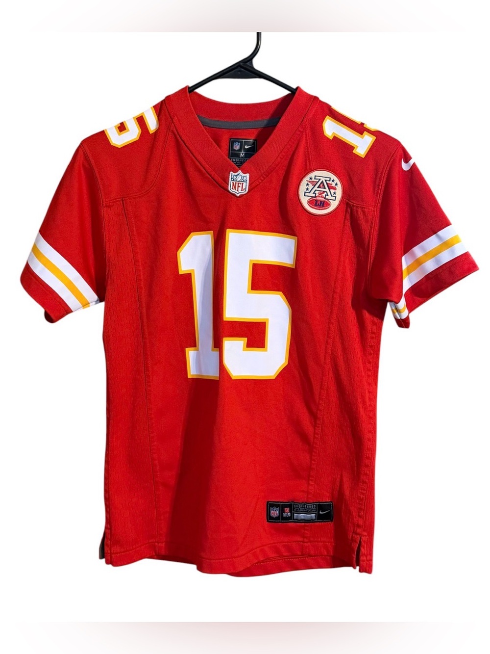 Nike Patrick Mahomes #15 Kansas City Chiefs Youth Medium Red NFL Jersey Women S